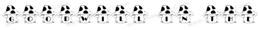 Goodwill in the字体转换